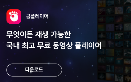 곰플레이어 다운로드 및 설치 방법 광고 제거 | 동영상 플레이어(최신버전) 1 곰플레이어 이미지