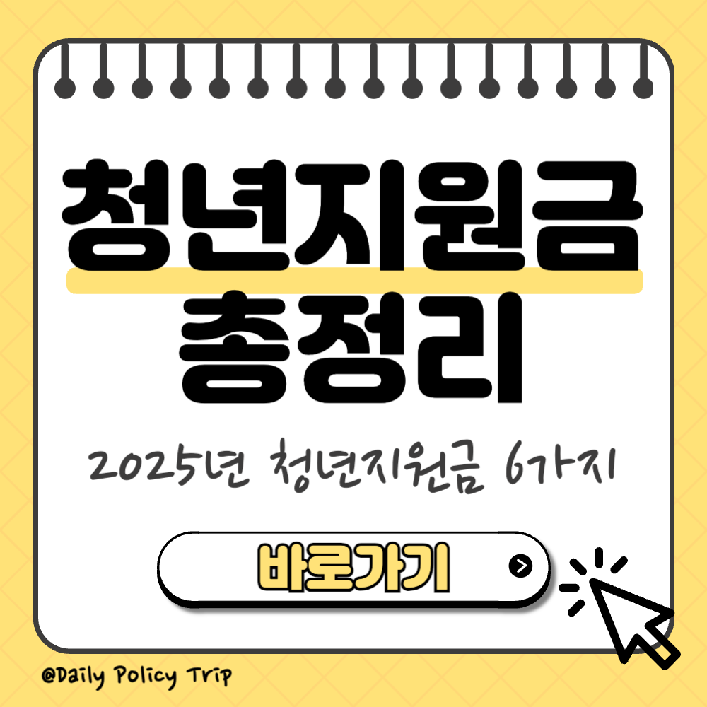 2025 청년지원금 이미지