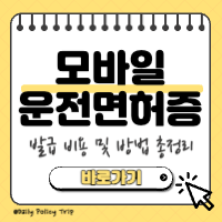 모바일 운전면허증 발급 방법 썸네일