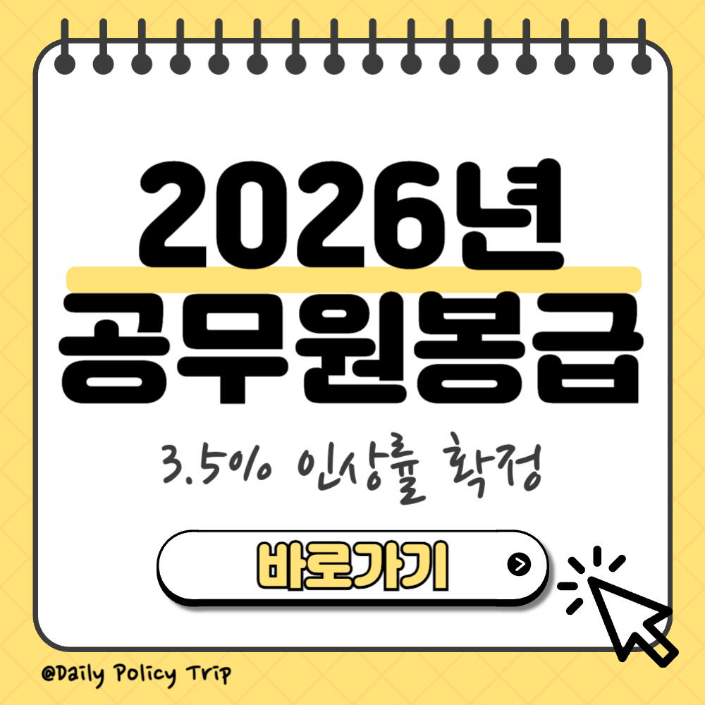 2026 공무원 봉급표 썸네일